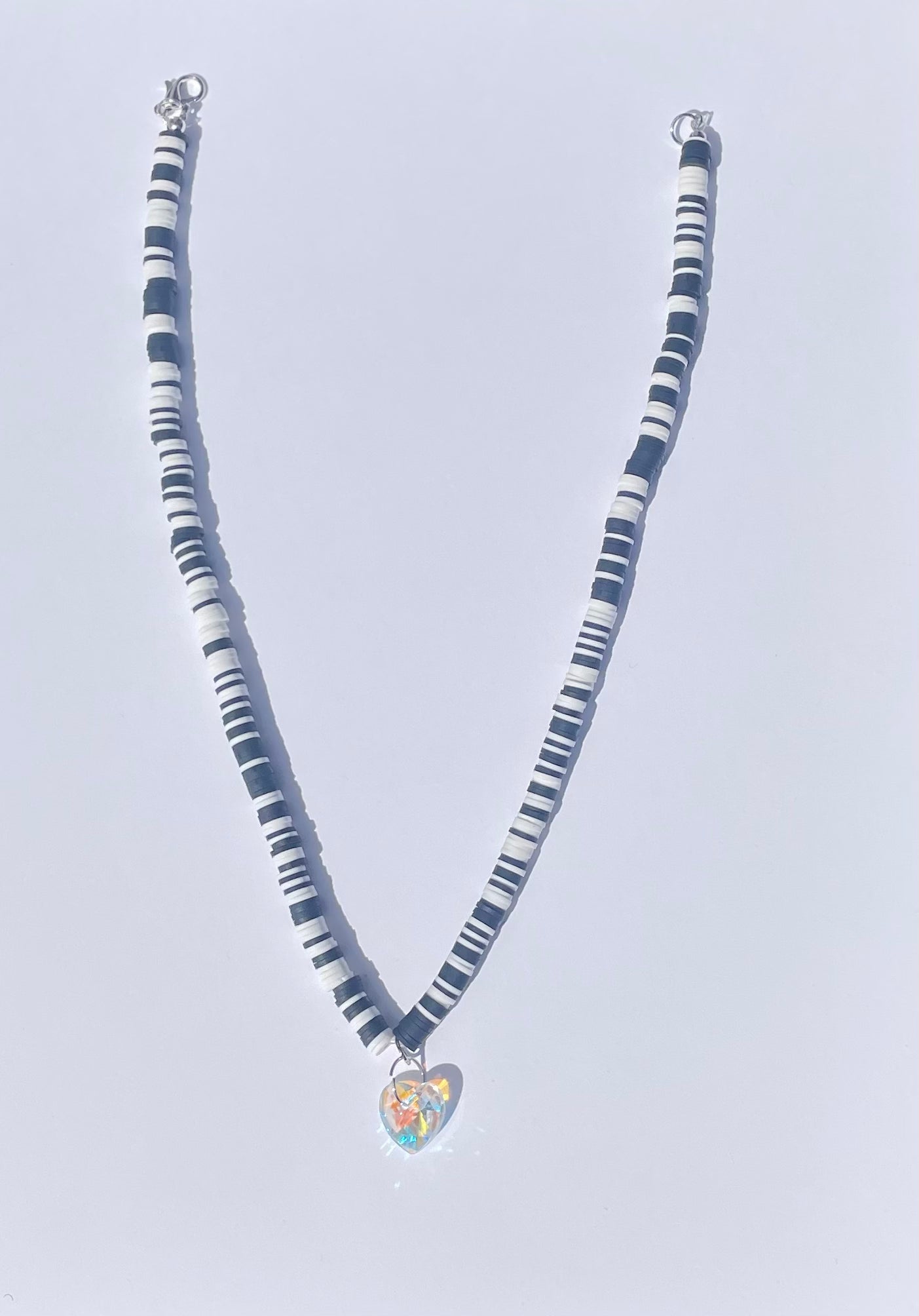 Black & White Gem Necklace