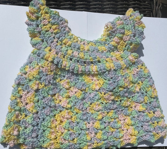 Pastel Multi-Color Baby Dress