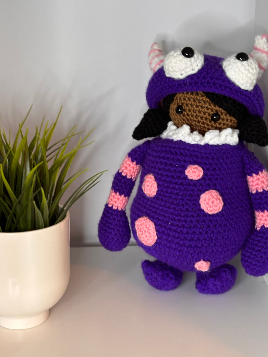 Girl in Monster Costume Plushy